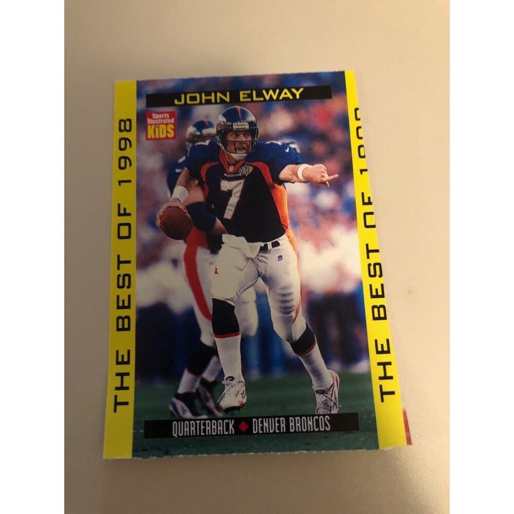 1998 Sports Illustrated for Kids Special The Best of 1998 John Elway HOF